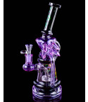 Cheech Glass - Powerhouse Crystal Shard Recycler Bong - Purple