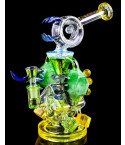Cheech Glass - 11” Full of Thron Bong - Green