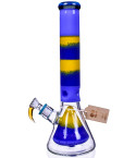 Cheech™ Glass - 12" Sandblasted Beaker in Beaker Bong - Blue