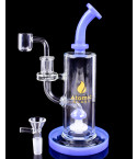 Mystic Shroom - Atomic Glass - Showerhead Perc Mushroom Bong/Dab Rig