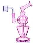 The Lovely  - Ice Cream Cone Shaped Dab Rig - Pink