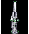 The Destroyer - High Point Glass - 20" Four Arm Ball Chamber W/ Sprinkler Perc Bong - Green