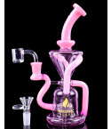 Zenith Twist - Atomic Glass - Triple Arm Recycler Bong / Dab Rig
