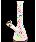 Glow My Heart Beaker Bong