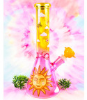 Colorful Sunset Beaker Bong