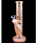 Atomic Glass - Halloween Mania Straight Tube Bong