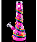 Creepy Halloween Carnival Glow In The Dark Beaker Bong