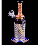 Cheech Glass - 8” Cheech Hypnotic Fumed Bong/Dab Rig - Pink