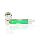 Metal pipe green with Lid
