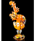 Dragon’s Breath Golden Fumed Bubbler