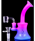 Spectrum Shift - Atomic Glass - Frosted Bong - Pinkish Blue