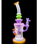 The Evil - Tattoo® Glass - 13" Frosted Spiky Crystals Bong