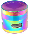 The Vibrant - Chromium Crusher® - Precision Four-Part Glass Hybrid Grinder - 40mm - Rainbow