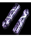 3" Girly Girl Pink Chillum One Hitter Cigarette Bat Pink Glass Spoon