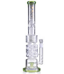 Emerald Bong - 20" Lookah® Tower of Power Glass Water Pipe Bong - Green