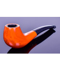 6" Nirvana Series Wooden Pipe - Bent Tip Redwood