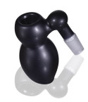 Retro Angled Ash Catcher - 14mm - Black