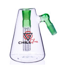 CHILL GLASS - ASH CATCHER 6 ARM TREE PERC 45° ANGLE - 14MM MALE