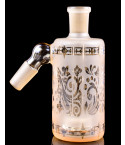 Galactic Petal - Designer Floral Showerhead Perc Ash Catcher - Amber