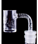 Cheech Glass - Sandblasted Honeycomb Banger - 90° 14mm Male
