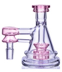 The Pyramid - 14mm Mini Bubbler Showerhead Ash Catcher
