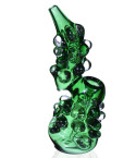 The Slime Time - 7” Green Bubbler with Bubble Stocks