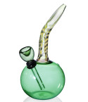 6" Spiral Tilted Fumed Mini Bong