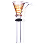 Glass Stem Slider Funnel Style With Handle