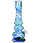 12" Flower Vase Water Pipe - Assorted Rainbow Colors