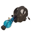 Gas Mask Pipe Bong - Includes Acrylic Water Pipe - Full Set