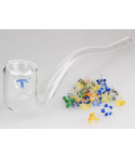 Glass Pipe Screens - Flower Style - Pack of 200