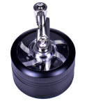 The Cutter - Hand Cranked Three Piece Grinder - 50mm - Black