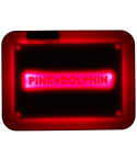 Glowtray x Pink Dolphin LED Rolling Tray - Pink