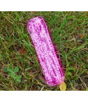 The Frozen DNA - 3.5 inch Brick Shaped Glass Spoon Hand Pipe - Pink