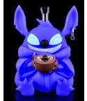 Stitch's Cute Silicone Bong - Blue