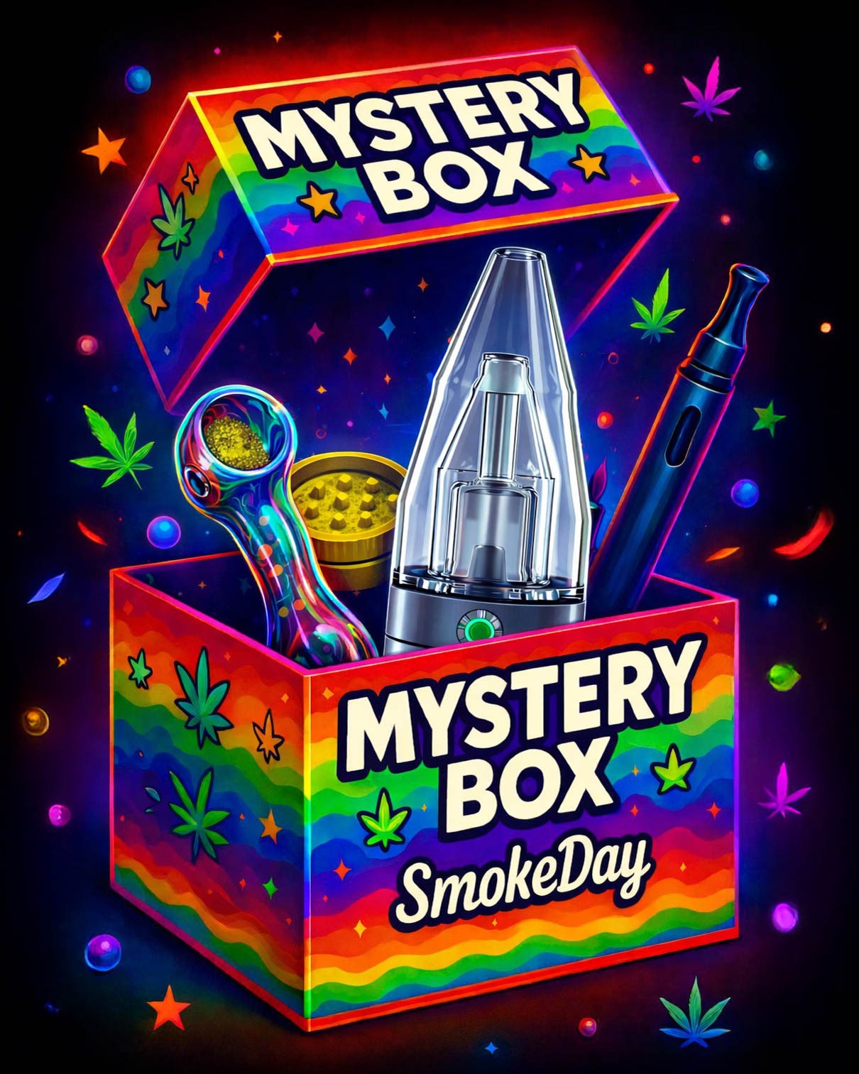 SmokeDay Electric Dab Rig Mystery Box Limited Edition | $169.99 | Free Shipping -SmokeDay SmokeDay Electric Dab Rig Mystery Box Limited Edition | $169.99 | Free Shipping -SmokeDay